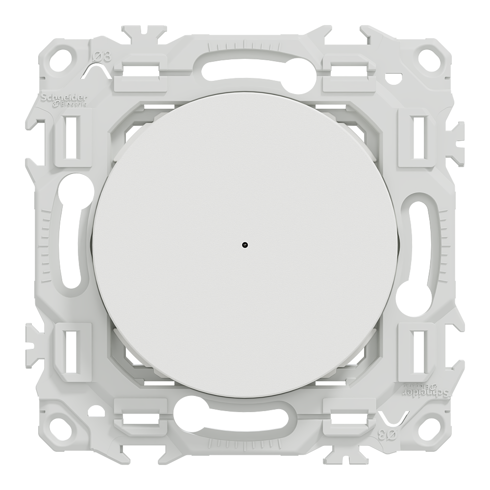 Wiser Odace inter poussoir 10A blanc